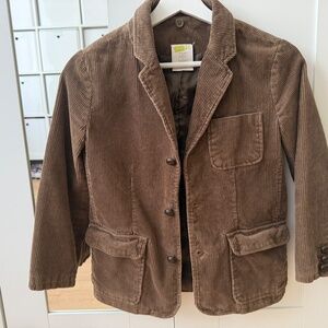 LIKE NEW BOYS SIZE 7/8 SMALL/MEDIUM CORDUROY - TAUPE/TAN